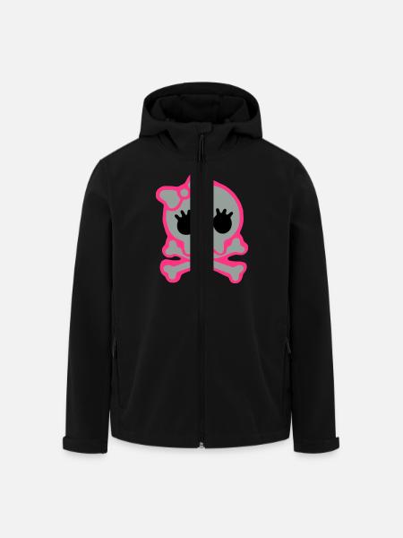 skull - Recycelte Männer Softshell-Jacke von Stanley/Stella - Schwarz