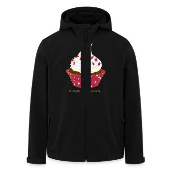 Muffin - Recycelte Männer Softshell-Jacke von Stanley/Stella - Schwarz - Vorne - AI Model Male 185 light (185cm)