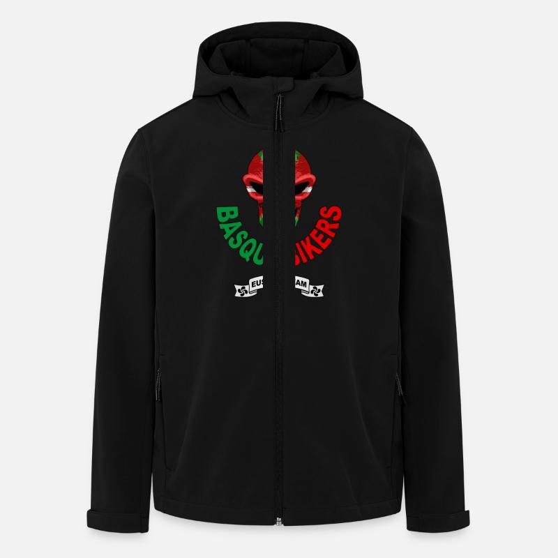 basque biker - Men’s Recycled Softshell Jacket by Stanley/Stella - black