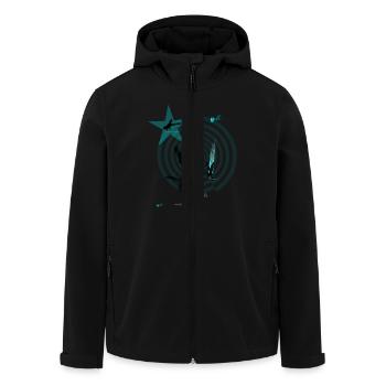 Breakdancer - Recycelte Männer Softshell-Jacke von Stanley/Stella - Schwarz - Vorne - AI Model Male 185 light (185cm)