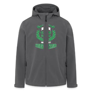 its a green thing - Recycelte Männer Softshell-Jacke von Stanley/Stella - Anthrazit - Vorne - AI Model Male 185 light (185cm)