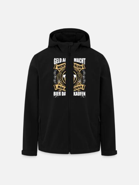 Bier kaufen - Recycelte Männer Softshell-Jacke von Stanley/Stella - Schwarz