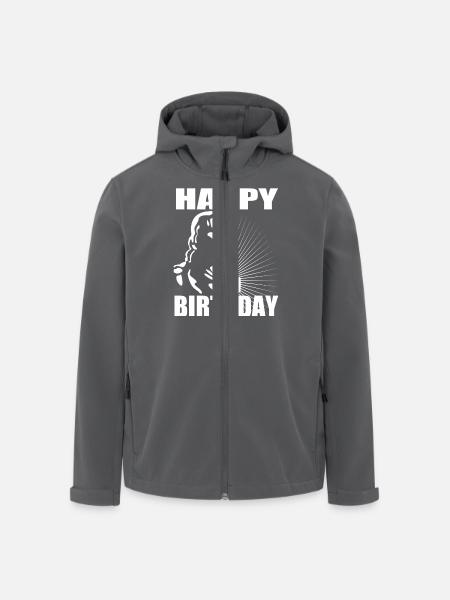Happy Birthday - Recycelte Männer Softshell-Jacke von Stanley/Stella - Schwarz