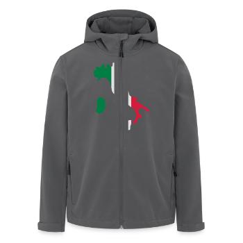 italy - Recycelte Männer Softshell-Jacke von Stanley/Stella - Schwarz - Vorne - AI Model Male 185 light (185cm)