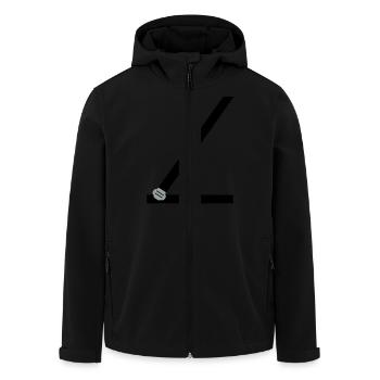 ceinture de sécurité - Veste softshell homme en polyester recyclé Stanley/Stella - noir - Devant - AI Model Male 185 light (185cm)