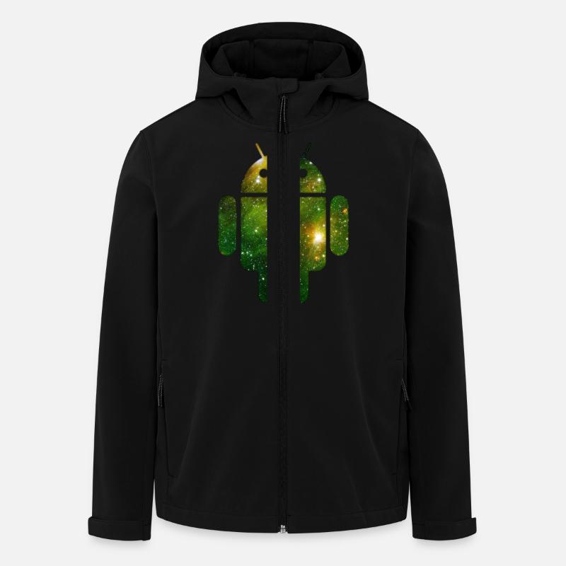 Androïde - Veste softshell homme en polyester recyclé Stanley/Stella - noir