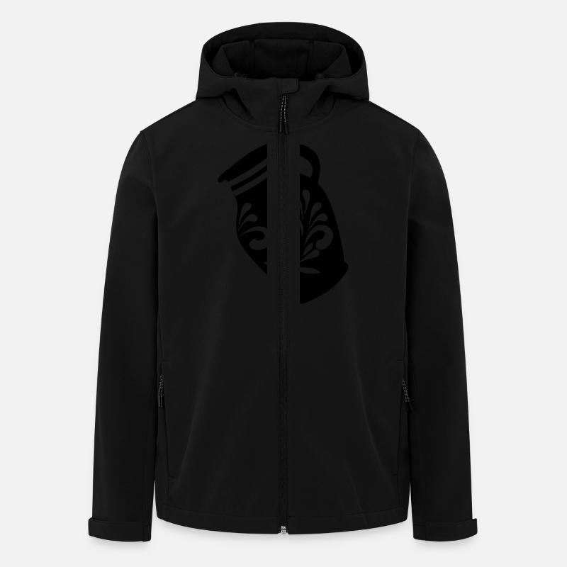 BEMBEL | Frankfurt Motive - Recycelte Männer Softshell-Jacke von Stanley/Stella - Schwarz