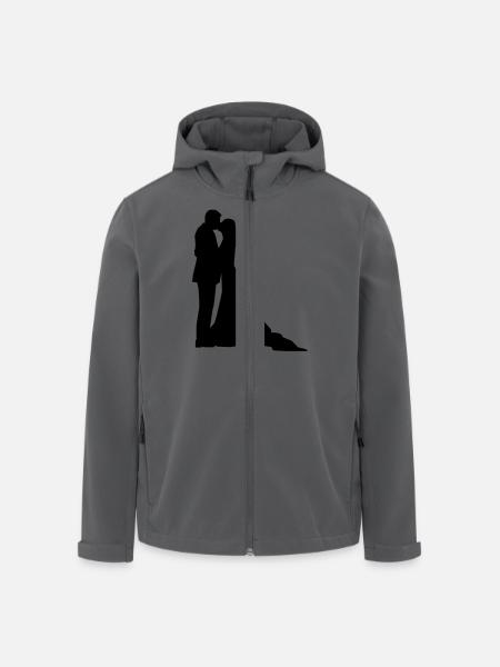 Mariage - Veste softshell homme en polyester recyclé Stanley/Stella - noir