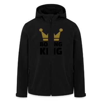 Boxing King - Veste softshell homme en polyester recyclé Stanley/Stella - noir - Devant - AI Model Male 185 light (185cm)