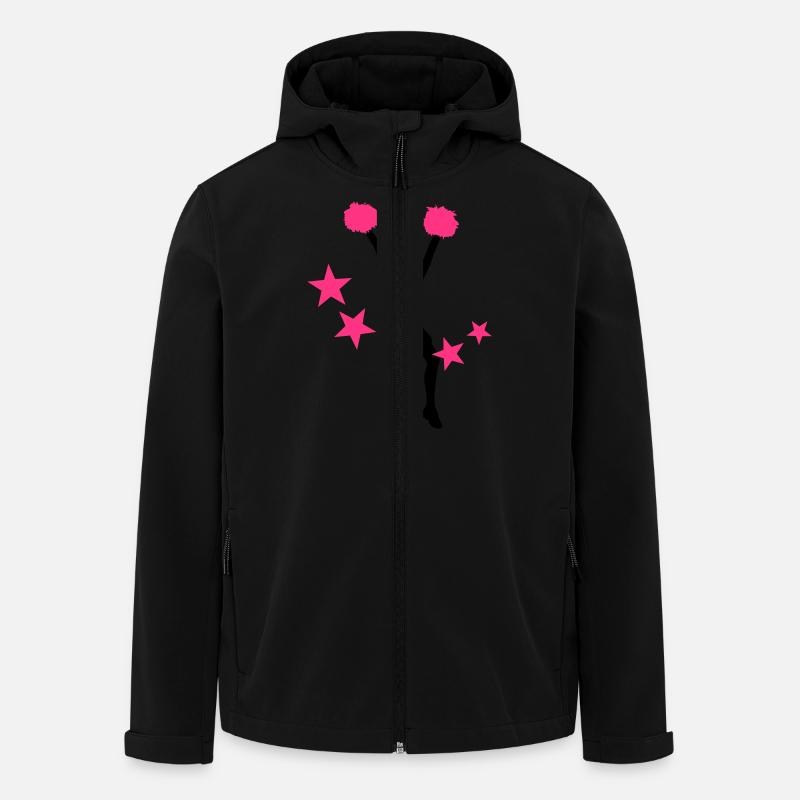 Cheerleader - Men’s Recycled Softshell Jacket by Stanley/Stella - black