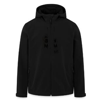 Bun Mom - Recycelte Männer Softshell-Jacke von Stanley/Stella - Schwarz - Vorne - AI Model Male 185 light (185cm)