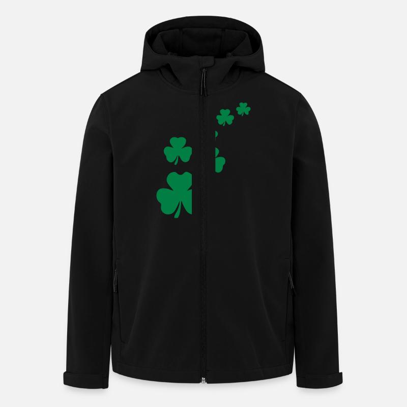 Vector Design - Men’s Recycled Softshell Jacket by Stanley/Stella - black