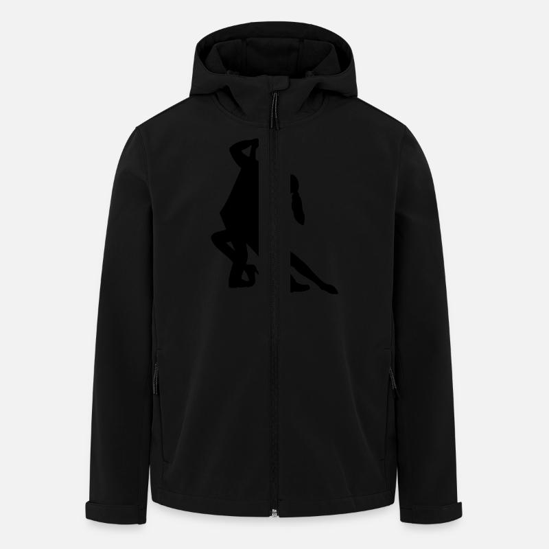 Tango - Recycelte Männer Softshell-Jacke von Stanley/Stella - Schwarz