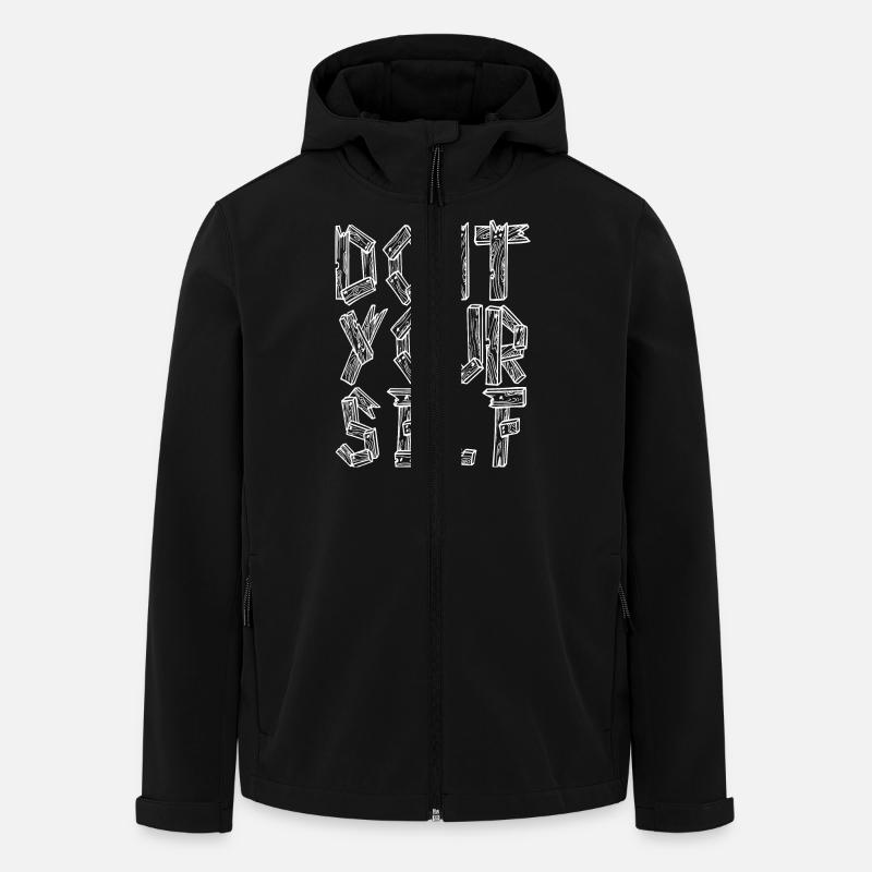 Faites-le vous-même - Veste softshell homme en polyester recyclé Stanley/Stella - noir