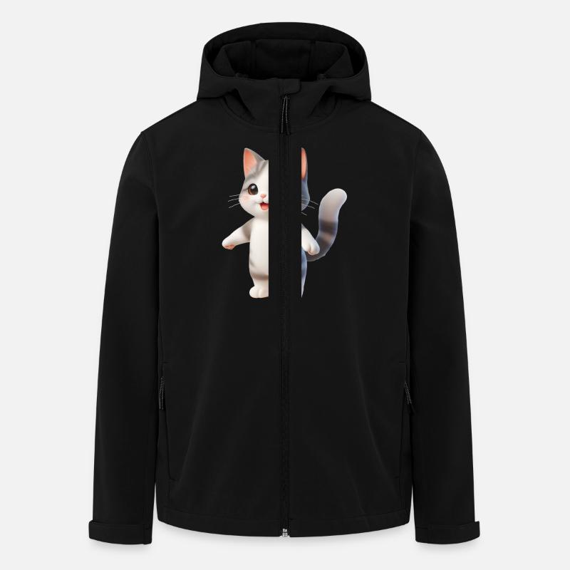 Cat 3 - Men’s Recycled Softshell Jacket by Stanley/Stella - black