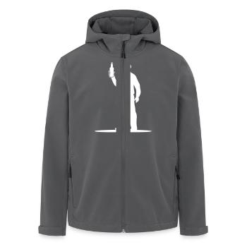 Bier Trinken Party - Recycelte Männer Softshell-Jacke von Stanley/Stella - Schwarz - Vorne - AI Model Male 185 light (185cm)