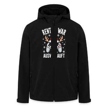 Rentier war ausverkauft gamer - Recycelte Männer Softshell-Jacke von Stanley/Stella - Schwarz - Vorne - AI Model Male 185 light (185cm)