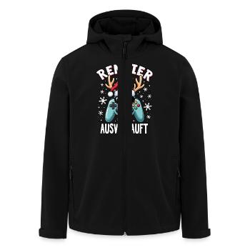 Rentier war ausverkauft gamer - Recycelte Männer Softshell-Jacke von Stanley/Stella - Schwarz - Vorne - AI Model Male 185 light (185cm)