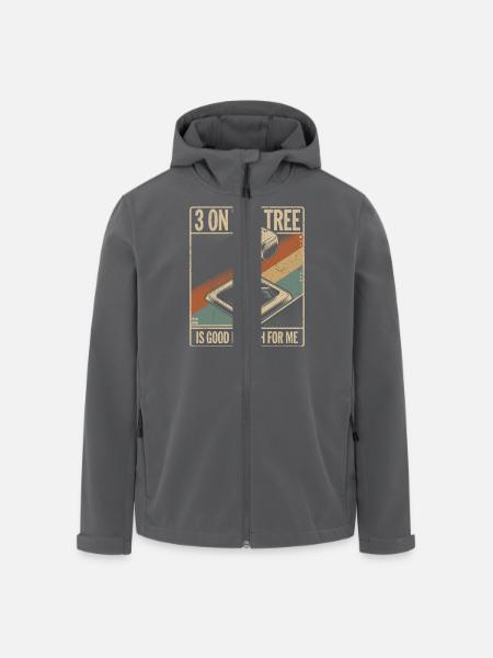Retro-Design für Oldtimer-Fans - Recycelte Männer Softshell-Jacke von Stanley/Stella - Schwarz
