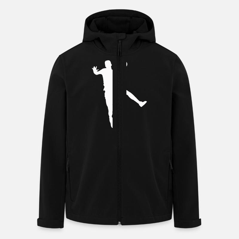 handball - Men’s Recycled Softshell Jacket Discoverer by Stanley/Stella - black