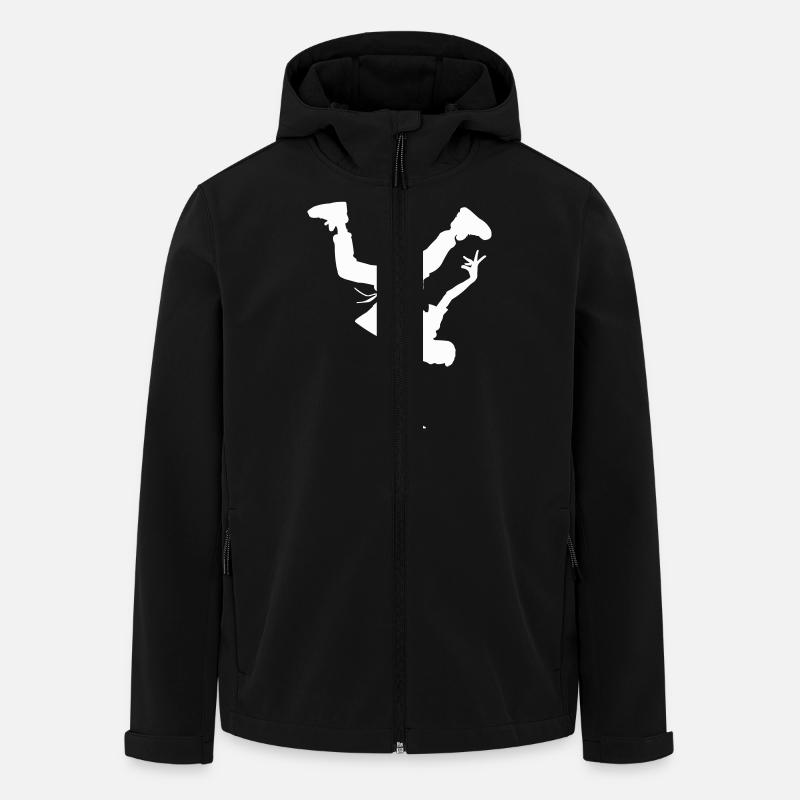 Breakdance - Recycelte Männer Softshell-Jacke von Stanley/Stella - Schwarz