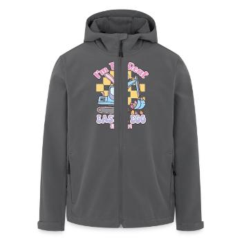 Je suis le vrai œuf de Pâques - Veste softshell homme en polyester recyclé Stanley/Stella - noir - Devant - AI Model Male 185 light (185cm)