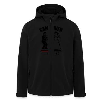 Game Over Chargement Mariage - Veste softshell homme en polyester recyclé Stanley/Stella - noir - Devant - AI Model Male 185 light (185cm)