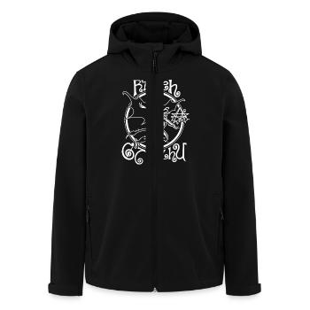 Black Cthulhu - Men’s Recycled Softshell Jacket by Stanley/Stella - black - Front - AI Model Male 185 light (185cm)