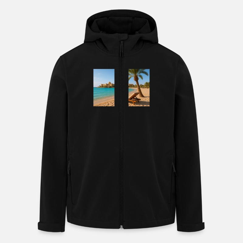 Soma Bay - Recycelte Männer Softshell-Jacke von Stanley/Stella - Schwarz