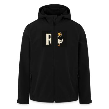 Die (R)ente - Recycelte Männer Softshell-Jacke von Stanley/Stella - Schwarz - Vorne - AI Model Male 185 light (185cm)