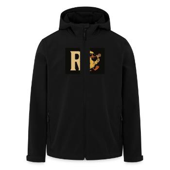 Die (R)ente - Recycelte Männer Softshell-Jacke von Stanley/Stella - Schwarz - Vorne - AI Model Male 185 light (185cm)