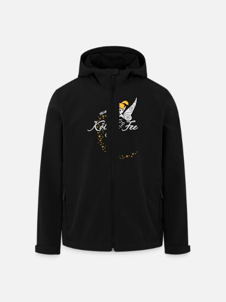 Kölsche Fee - Recycelte Männer Softshell-Jacke von Stanley/Stella - Schwarz