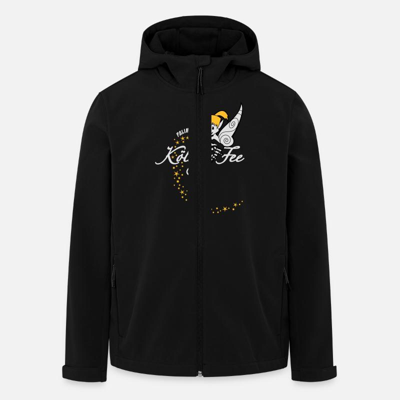 Kölsche Fee - Recycelte Männer Softshell-Jacke von Stanley/Stella - Schwarz