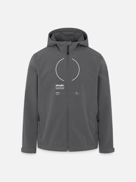 simplicity white - Recycelte Männer Softshell-Jacke von Stanley/Stella - Schwarz