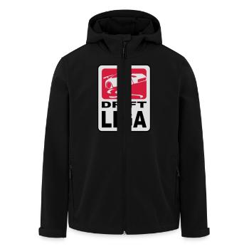 drift_liga14 - Recycelte Männer Softshell-Jacke von Stanley/Stella - Schwarz - Vorne - AI Model Male 185 light (185cm)