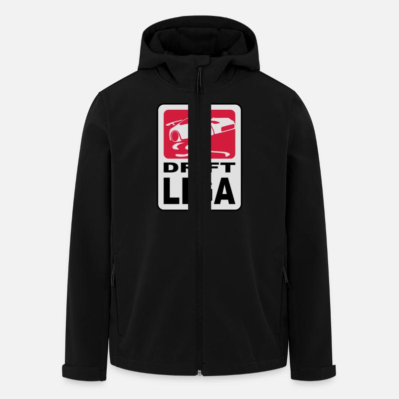 drift_liga14 - Veste softshell homme en polyester recyclé Discoverer Stanley/Stella - noir