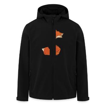 Miss Ady_renard - Veste softshell homme en polyester recyclé Stanley/Stella - noir - Devant - AI Model Male 185 light (185cm)