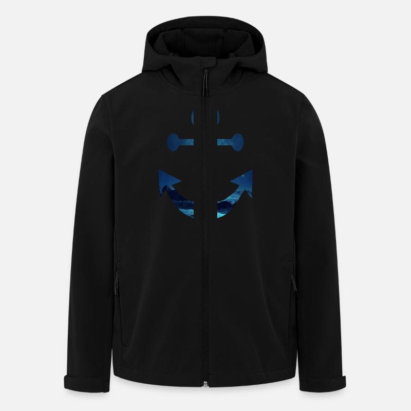 Pole anchor - Men’s Recycled Softshell Jacket by Stanley/Stella - black