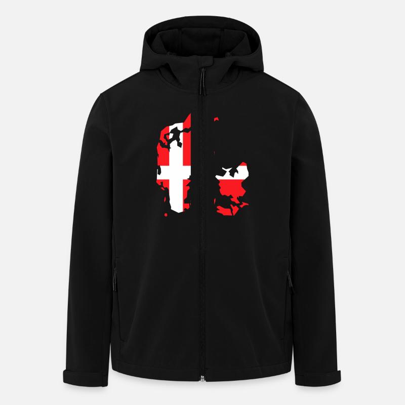 Denmark - Recycelte Männer Softshell-Jacke von Stanley/Stella - Schwarz