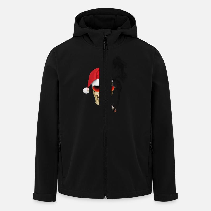 CHRISTMAS SKULL - Recycelte Männer Softshell-Jacke von Stanley/Stella - Schwarz