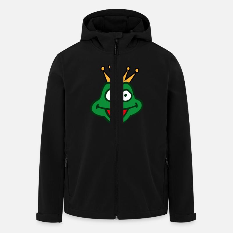 frog Prince - Men’s Recycled Softshell Jacket by Stanley/Stella - black
