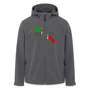 Puglia - Recycelte Männer Softshell-Jacke von Stanley/Stella - Schwarz - Vorne - AI Model Male 185 light (185cm)
