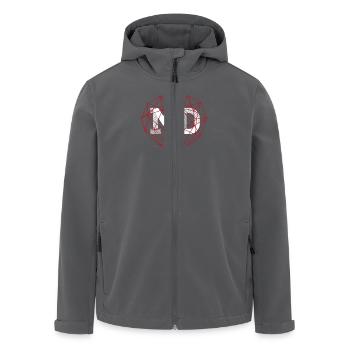 MD Herz - Recycelte Männer Softshell-Jacke von Stanley/Stella - Schwarz - Vorne - AI Model Male 185 light (185cm)