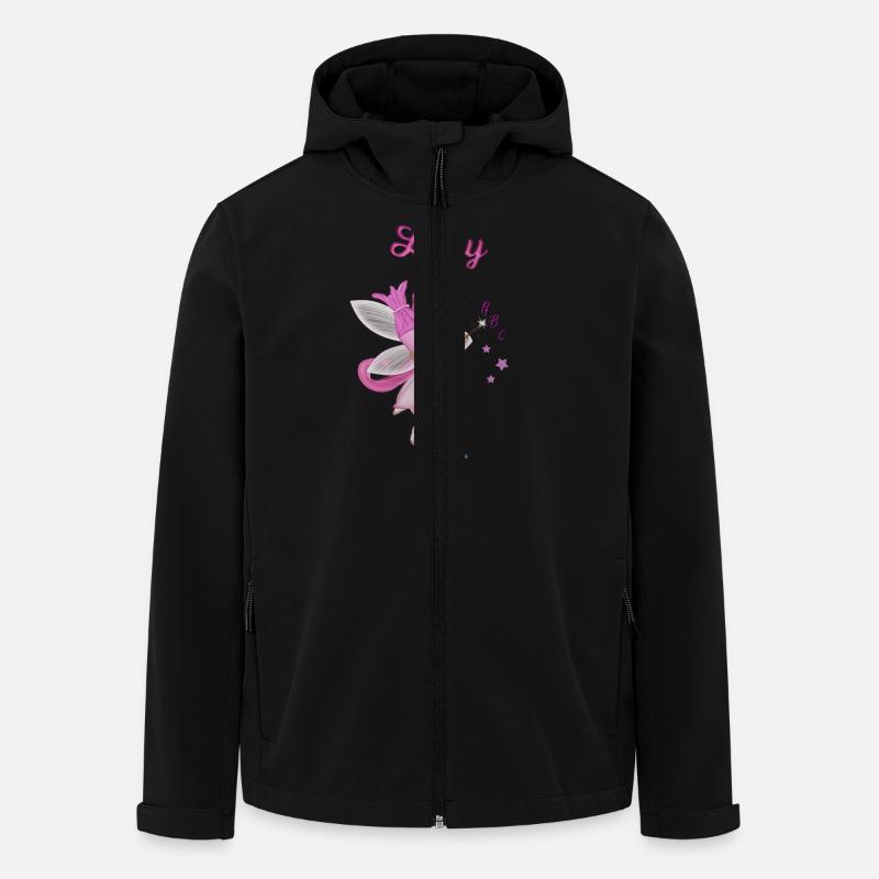 Einschulung Lucy - Recycelte Männer Softshell-Jacke von Stanley/Stella - Schwarz