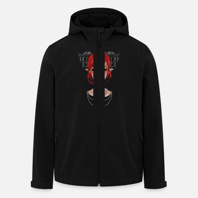 Dämon - Recycelte Männer Softshell-Jacke von Stanley/Stella - Schwarz