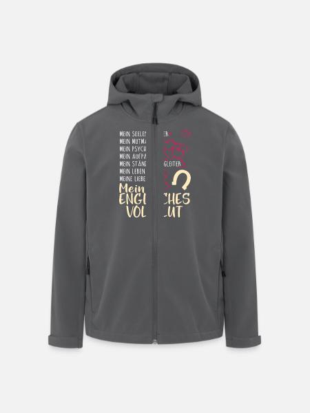 ENGLISCHES-VOLLBLUT- mein - Recycelte Männer Softshell-Jacke von Stanley/Stella - Schwarz