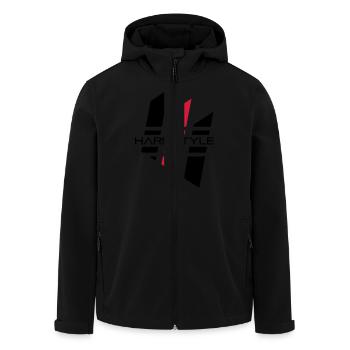 hardstyle_04 - Recycelte Männer Softshell-Jacke von Stanley/Stella - Schwarz - Vorne - AI Model Male 185 light (185cm)