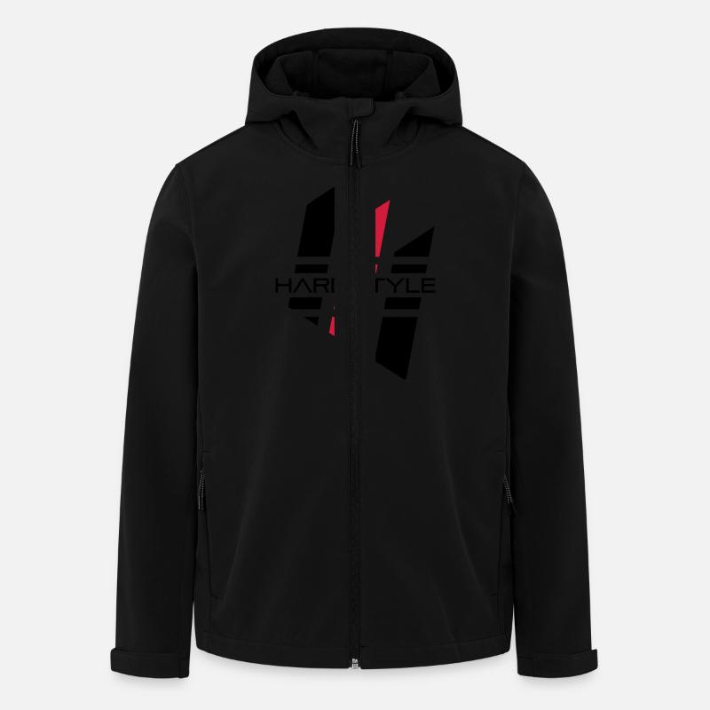 hardstyle_04 - Veste softshell homme en polyester recyclé Stanley/Stella - noir