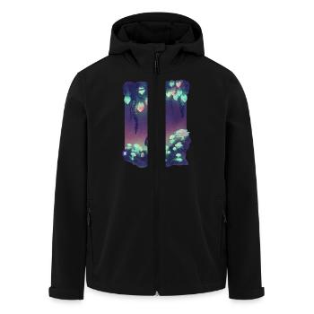 Zauberwald T-Shirts - Men’s Recycled Softshell Jacket by Stanley/Stella - black - Front - AI Model Male 185 light (185cm)
