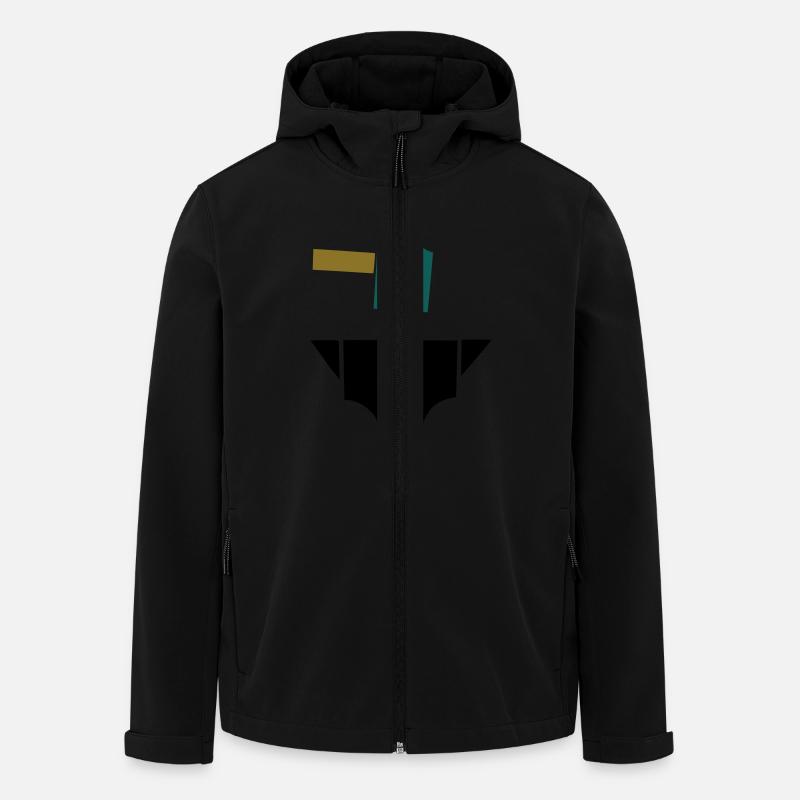 Hammer and anvil - Men’s Recycled Softshell Jacket Discoverer by Stanley/Stella - black